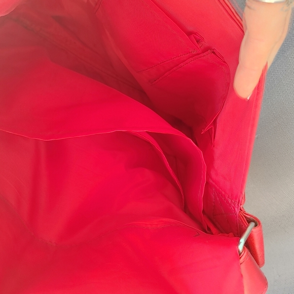 Vegan leather messenger bag - Picture 4 of 5